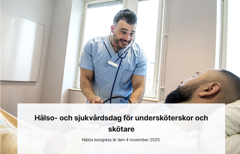 Hälso- och sjukvårdsdagen för undersköterskor och skötare