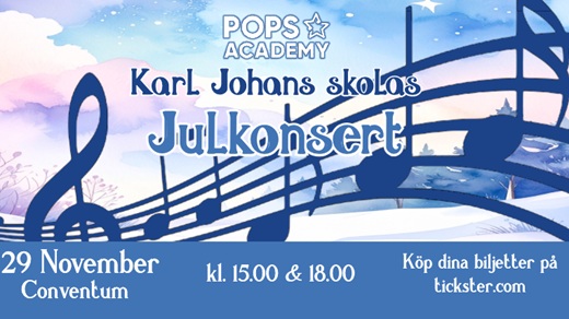 Julkonsert med Pops Academy Karl Johan