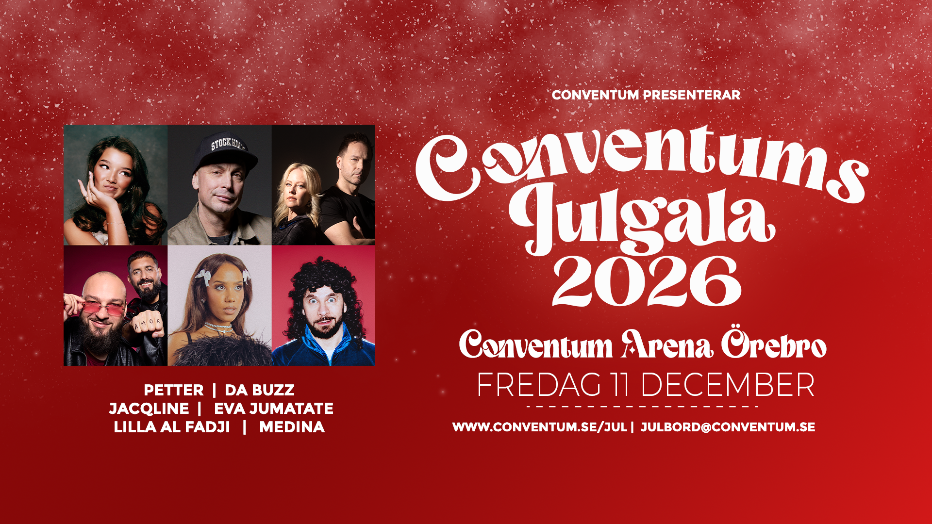 Conventums Julgala 2026 - bokningen är öppen!