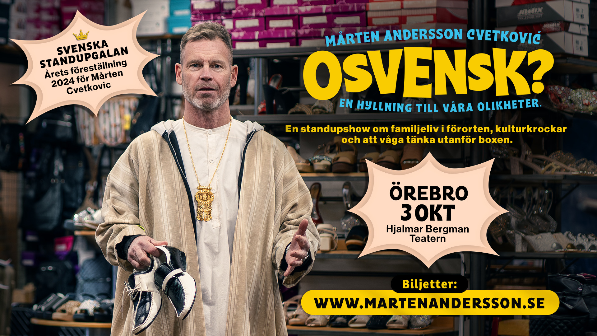 OSVENSK? - Fika, falafel och falukorv