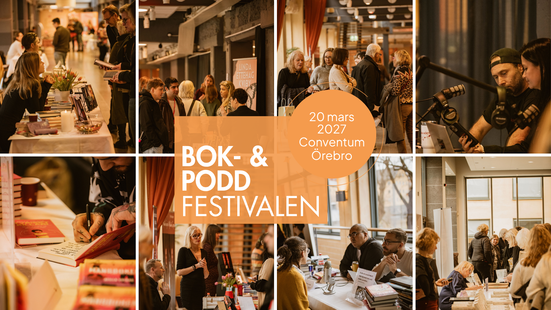 Bok- & poddfestivalen i Örebro